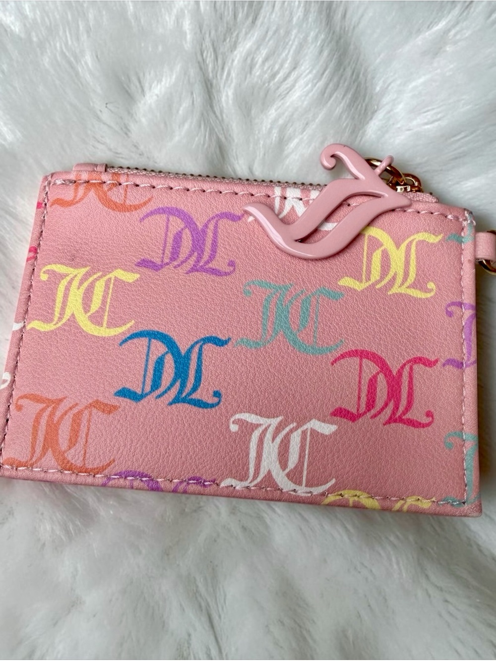 Juicy Couture Logo Small Cardholder Wallet